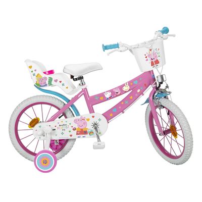Bicicleta Infantil Toimsa 16"" Peppa Pig Rosa