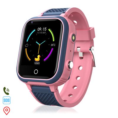 Smartwatch Dam 4g Gps Y Wifi Lt21 Para Niños Rosa Gris Azulado