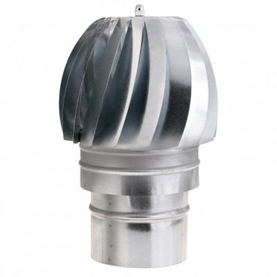 Sombrero Extractor Galvanizado Para Estufa 120 Mm.