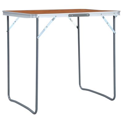 Mesa De Camping Plegable Vidaxl Aluminio 60x45 Cm