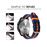 Pulsera de Nylon para Ticwatch Pro / S2 / E2 Colores Bandera de España Transpirable_3