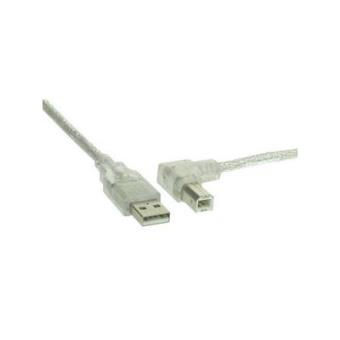 InLine Cavo USB 2.0 Mini-B 5 Poli - Tipo A Maschio A Mini-B Maschio - 0,5 Metri - Bianco - Per Fotocamere, Cellulari E Hub
