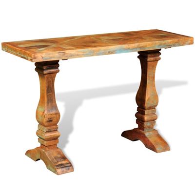 Vidaxl Mesa Consola Madera Reciclada Maciza