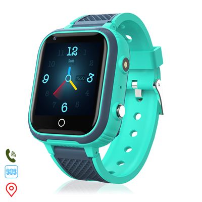 Smartwatch Dam 4g Gps Y Wifi Lt21 Para Niños Turquesa Gris Azulado