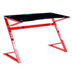 Mesa gaming Adec XT03 LED RGB carbono rojo