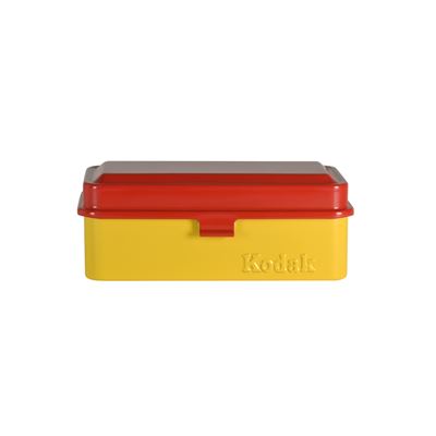 Estuche Kodak Película 120/135, 8/10 Rollos, Acabado Mate, Protección Polvo, Rojo