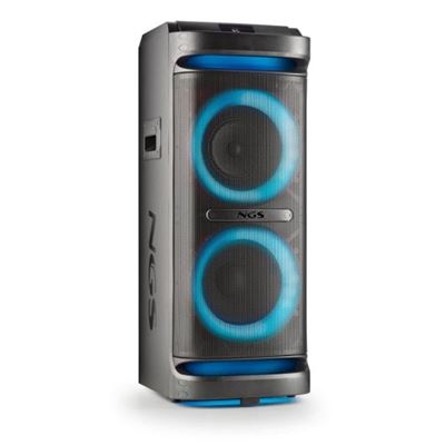 Altavoz Portátil Inalámbrico Ngs Wild Space 2 Bluetooth/usb/aux In 400w Rms Negro