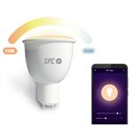 Bombilla LED Inteligente SPC Vega 380 Lm Blanca Regulable 2700K-6500K GU10 WiFi