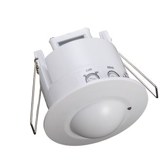 Detector de movimiento infrarrojo Garza Power empotrable blanco