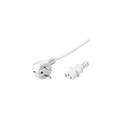 Cable de conexión con conector angular C13 blanco 95141/3m - Imagen 3