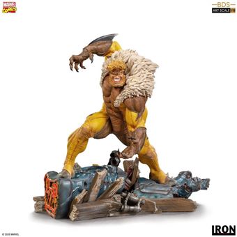 Figura Iron Studios Marvel Comics X-Men Sabretooth - 1