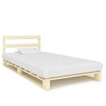 Estructura de cama de palés madera maciza de pino vidaXL 90x200cm