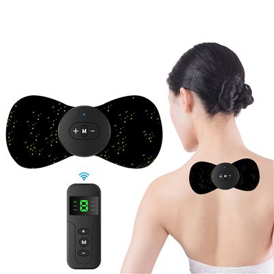 Estimulador Electrónico Ems Zg3q Con Mando A Distancia. Especial Para Cuello Y Espalda. Dam Negro