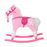 Caballito Balancín Bebé para Niños +3 Años con Sonidos Rosa 74x28x65cm_0