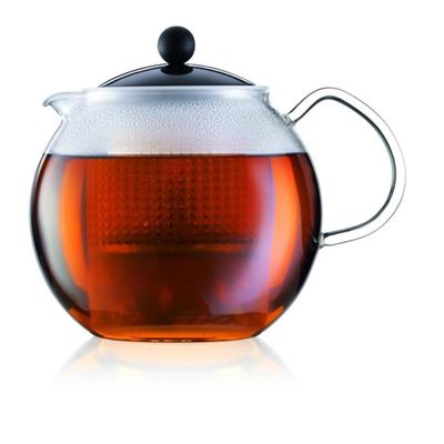 Bodum Assam Assam Tetera De Pistón Con Filtro De Plástico 1,5l Negro