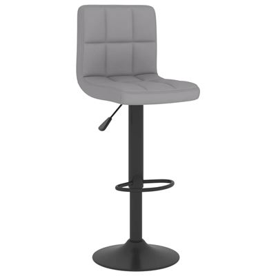 Vidaxl Gris/Claro Taburete De Cocina De Tela - Imagen 2