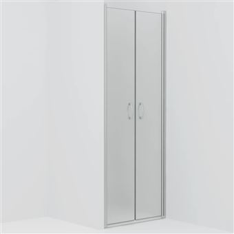 Puertas de ducha vidaXL ESG esmerilado 70x185 cm
