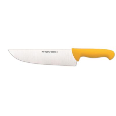 Cuchillo De Carnicero Arcos Colour De Acero Inoxidable Y Mango Ergonómico - Amarillo