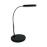 Lámpara LED de sobremesa con flexo color negro Electro DH, potencia 5 W, 350 lumens, ideal para casa u oficina, 82.055/N_0