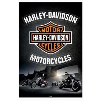 Maxi Poster de Harley  Davidson  Motocicletas Logo  Aguila  