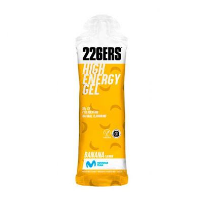 226ers High Energy Gel - 1 Gel X 60 Ml - Gel Energético - 200 Kcal Por Stick - Sabor Plátano