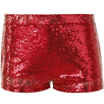 bronce Fugaz Perca Pantalones cortos con lentejuelas - rojo, XXL, Juegos de disfraces, Los  mejores precios | Fnac