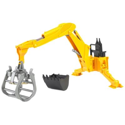 Bruder 02338 Accesorio: Brazo Hidráulico Trasero Con Pinza Y Cazo