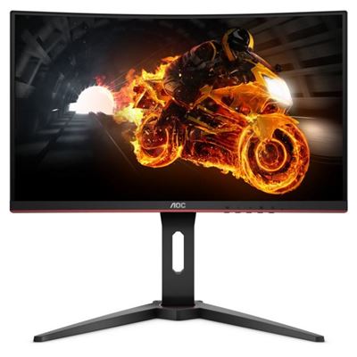 Monitor LED 24"" Full HD AOC Gaming C24G1 Curva Negro Rojo