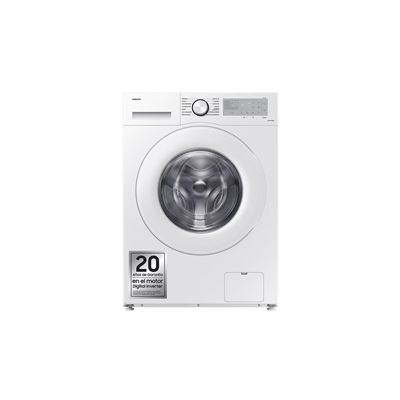 Lavadora De Carga Frontal Samsung Ww80cgc04dthec 8kg/1400rpm Blanco A