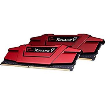V Series F4-2666c15d-16gvr 16 GB Memoria ram de Skill Ripjaws kit de Memoria Ddr4 2666 mhz c15 1,2 V - Roja de Iramemoria PC Sobremesa - 1