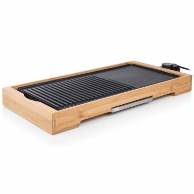 Parrilla Grill De Bambú Tristar Bp-2641 2200 W 51x25,4 Cm