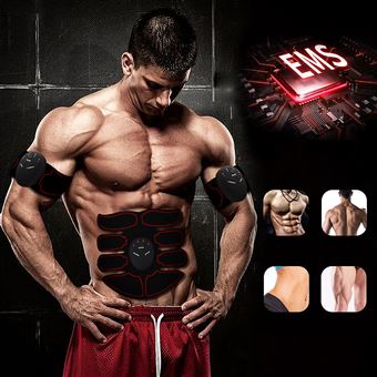 Electroestimulador muscular abdomen y brazos ABS masajeador slim