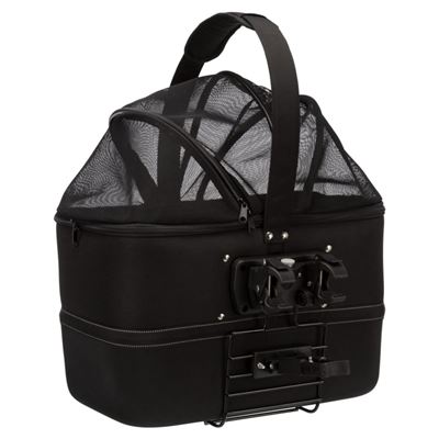 Cesta Delantera De Bicicleta Para Mascotas Trixie Negro 41x47x29 Cm