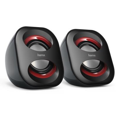 Hama Altavoces 2.0 Sonic Mobil 183 Jack 3.5Mm Alimentado Por Usb Entrada Para Auriculares Control - Imagen 2