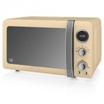 Microondas Swan SM22030CN digital retro 20L 800W Beige