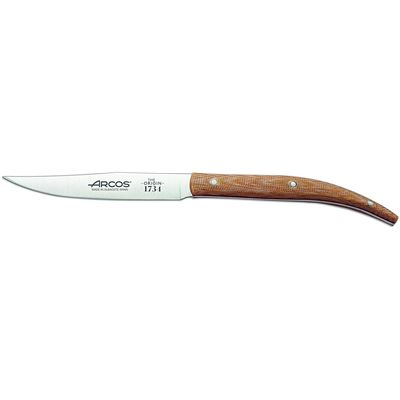 Cuchillo Chuletero Arcos Micarta Marrón 110 Mm