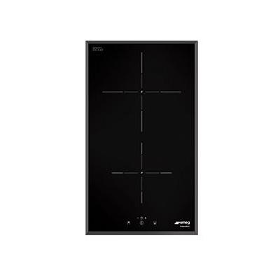 Placa De Inducción Smeg Si5322b Hobs 2 Zonas 30cm 3600w Negro