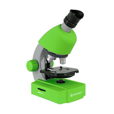 Microscopio bresser color verde 40x-640x