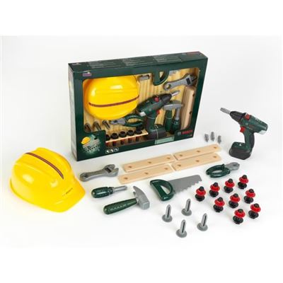 Bosch - Bosch Handyman Set Con Destornillador Y Casco Para Niños