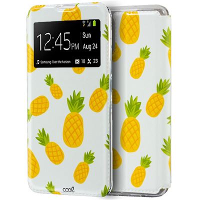 Funda Flip Cover Samsung N770 Galaxy Note 10 Lite Dibujos Piñas