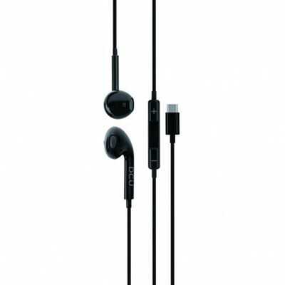 Auriculares Dcu Tecnologic 34151011 Usb-c Negro