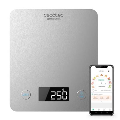 Báscula De Cocina Cecotec Cook Control 10000 Acero Inox