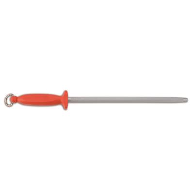 Afilador De Cuchillos Chaira Arcos 278512 Con Hoja De Acero Al Carbono De 30 Cm Y Mango De Polipropileno De Color Rojo Con Funda Hoja Ã¸ 13 Mm