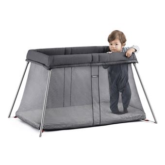 Cuna de viaje BabyBjorn Easy Go , Modelo Antracita Mesh