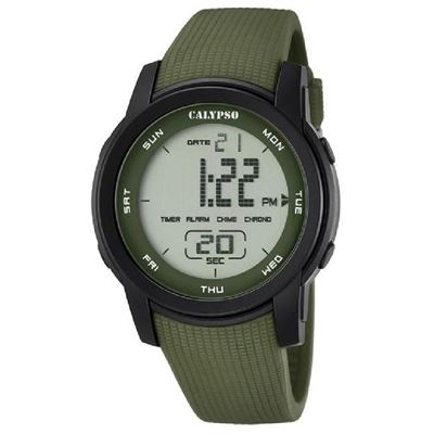 Reloj Calypso color splash reloj para Hombre Digital de Cuarzo con brazalete de Goma K5698/4