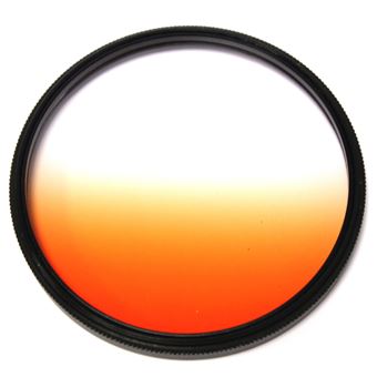 BeMatik Filtro fotografia Naranja para Objetivo de 62 mm