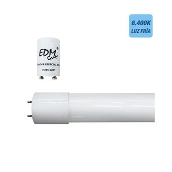 Tubo LED t8 14w 6.500k luz fria EDM (equivalente.30w)