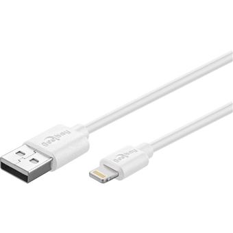 Misionero Prohibición manzana Goobay Cable Lightning MFi/USB de Sincronización de Datos y de Carga para Apple  iPhone SE / iPhone 5s - Cables USB - Los mejores precios | Fnac
