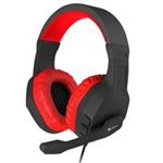 Auriculares Con Microfono Genesis Argon 200 Gaming Rojos Mini Jack 3.5mm X2