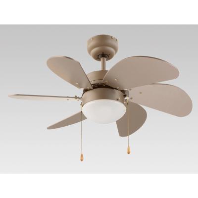 Ventilador Fm Vt-90 Techo 75cm C/luz 6aspas